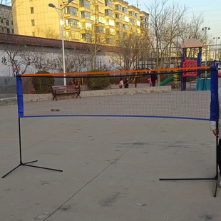 Simple badminton net rack portable foldable mobile badminton net post bracket wholesale factory