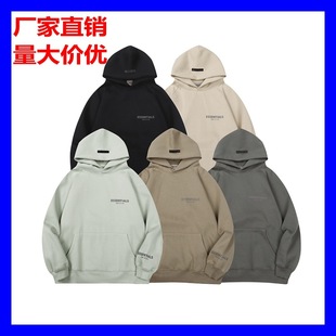 FEAR OF GOD High Street Essentials грудь письмо свитер с капюшоном туман американский модный бренд Свободное пальто