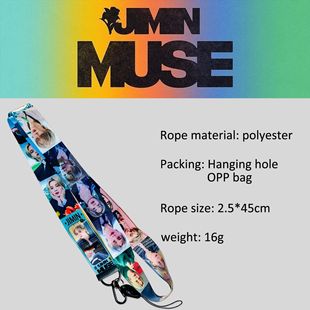 BTS JIMIN Lanyard SOLO Album MUSE Should Aid Surrounding Park Ji-min Hand Account Tape Sticker