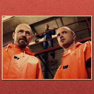 Breaking Bad Breaking Kraft Paper Poster Dormitory Bedroom Cafe Decorative Painting Photo Frame Wall Sticker