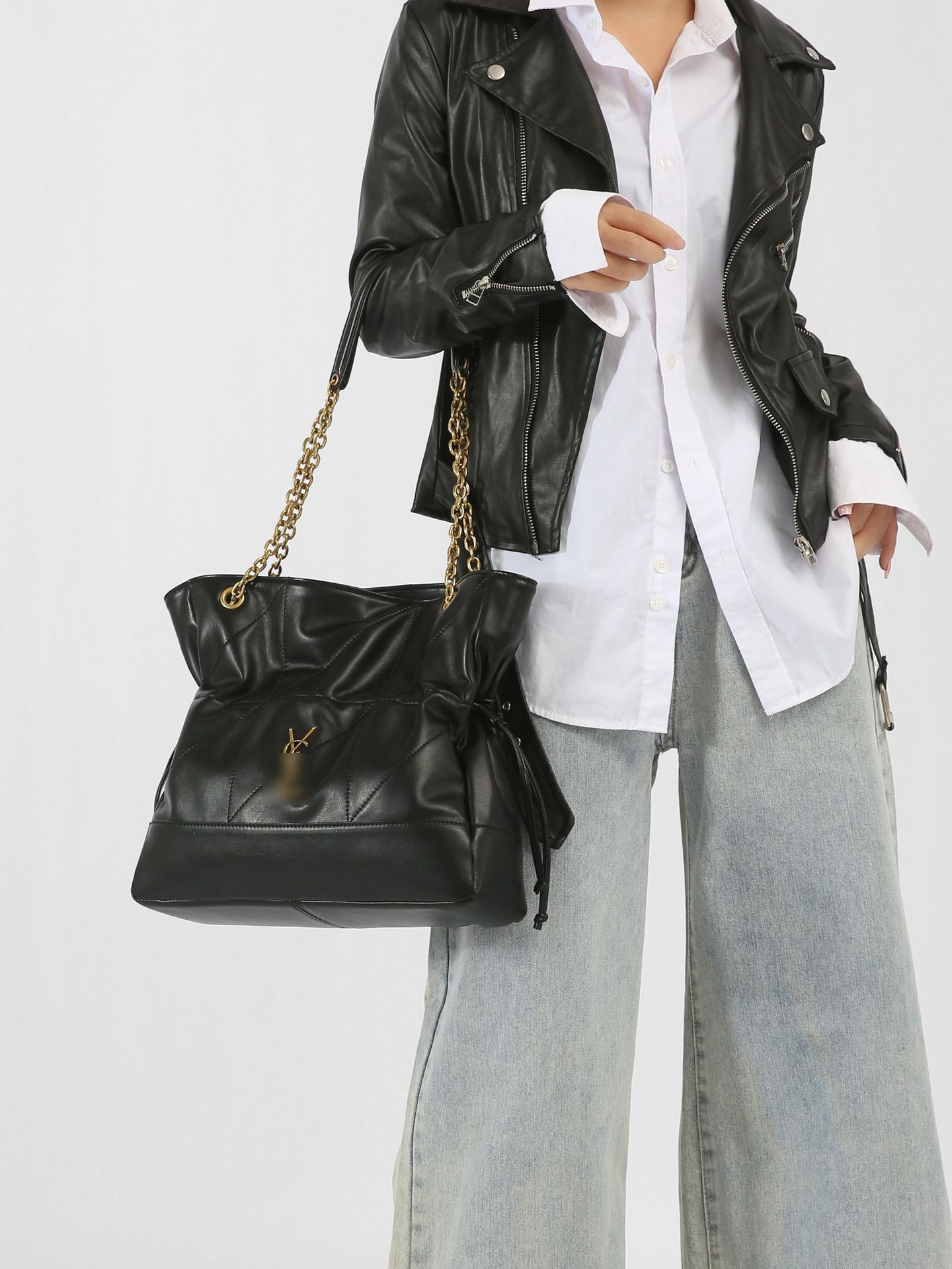 2025 Yang Shulin Lucky Bag Large Capacity Tote Bag Autumn and Winter New Shoulder Bag DIY Bag European and American Retro