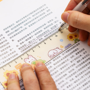 Magnetic ruler multifunctional cartoon soft ruler ruler cute student school supplies reward children stationery small gift