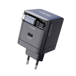 С телескопической линией PD65 W нитрид галлия зарядная головка Type-c мобильный телефон планшетный ноутбук быстрого зарядного устройства оптом