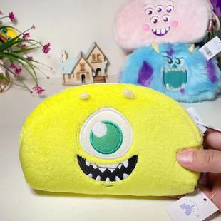 Cute Student Double-sided Plush Large Capacity Stationery Bag Ins Japanese Girl High-value Cartoon Pencil Case Stationery Box