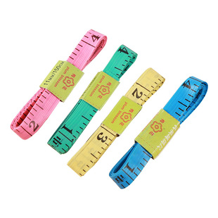 Spot gift plastic soft ruler measuring chest circumference tape measure waist ruler small tape measure clothing meter three-way ruler