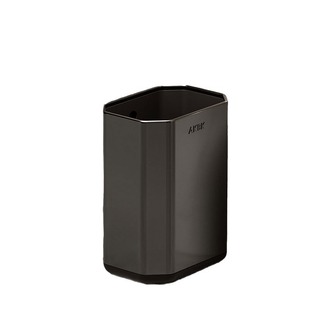 Customized Stainless Steel Double-Layer Trash Can, High-Looking Octagonal Living Room Paper Basket, Classy Household Lidless Trash Can