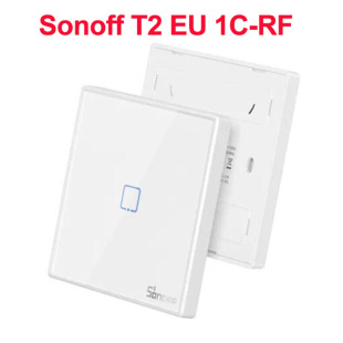 Sonoff T2 EU RF 433MHz wireless wall touch smart switch arbitrary paste dual control linkage