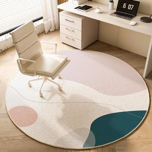 Small fresh carpet stain-resistant and easy to take care of round carpet children's room insulation blanket absorbent non-slip crystal pile carpet