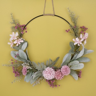 Decorative 62INS wind green 0 flower CF new plant 10 wedding cross-border crafts cross-border wholesale fake flower depth powder