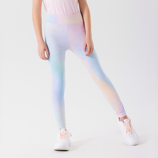 European and American girls' quick-drying pants spring and summer new children's yoga clothes quick-drying casual sports high waist pants cropped