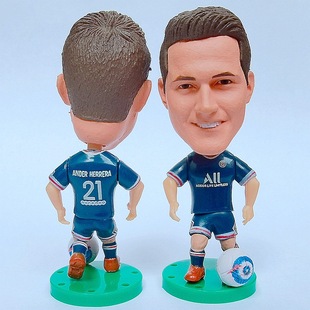 Football model Lionel Messi Nemarm Babe doll model Paris Di Maria Navas star ornaments