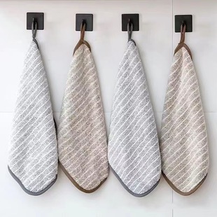 Wholesale coral fleece life dishcloth kitchen dishwashing cloth non-oil absorbent lint cleaning towel