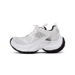 Zhao Rusi Same Style Paris Torre Shoes Women's 2024 Summer New Thick Bottom Increased sneaker Super Soft Breathable