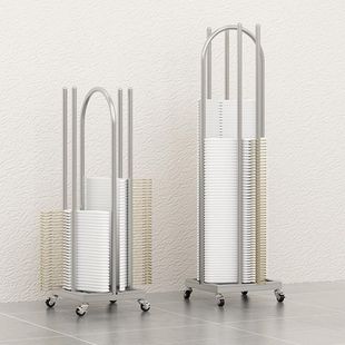 Stainless Steel Hanger Storage Rack Clothing Store Clothes Support Rack Women's Pants Rack Storage Cart Sorting Artifact for Children's Clothing Rack
