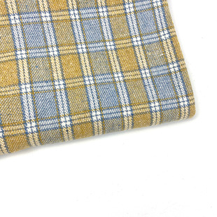 Woollen brushed woolen fabric women's coat culottes yarn-dyed woolen plaid bag fabric for autumn and winter