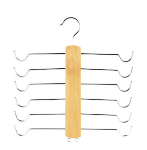 Solid wood underwear hanger factory multi-functional multi-layer sling non-slip pants rack household storage seamless clothes hanging wholesale