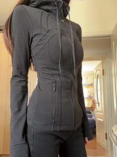 Lulu Original Standard Same as Define Hooded Yoga Jacket Women's Yoga Jacket Sports Fitness Running