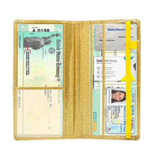 Bright Flash US Driver's License Cover Long Women's Car Insurance Wallet Protective Case Multifunctional Amazon Explosions