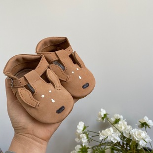 ins popular 2022 spring and autumn dons Danish boys and girls baby handmade first layer cowhide toddler shoes NY161