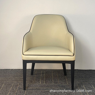 Modern Light Luxury Dining Chair Casual Casual Household Scandinavian Hotel Bentley High-End Negotiation Office Chair Desk Chair