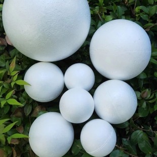 White solid foam ball poly dragon wedding flower arrangement children's DIY handmade graffiti puzzle creative exhibition decoration