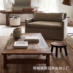 Quiet Style Solid Wood Tatami Tea Table Retro Chinese Style Living Room and Homestay Design Tea Table Zen Style Nordic Tea Table