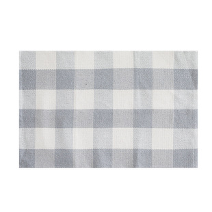 45x 70cm door mat cotton thread woven mat color stripe plaid cotton thread absorbent small door mat mat