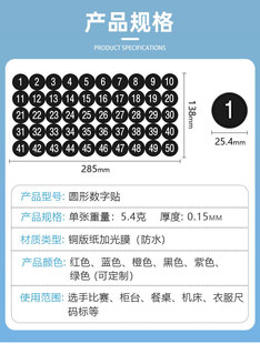 Black Alphanumeric 1 inch PVC Vinyl Self Adhesive Waterproof Oil Sunscreen Mailbox Number Sticker Label Sticker
