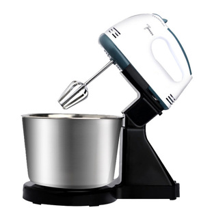 Export wholesale electric egg beater handheld blender automatic desktop egg beater with barrel dough mixer 110V