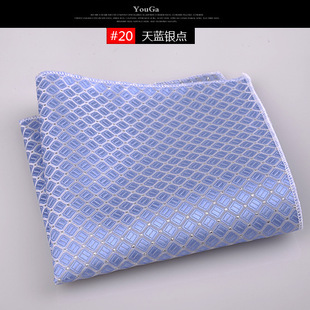 Factory Cross-border Pocket Square Men's Suit Pocket Square Handkerchief Korean Style Dress Chest Handkerchief Tide