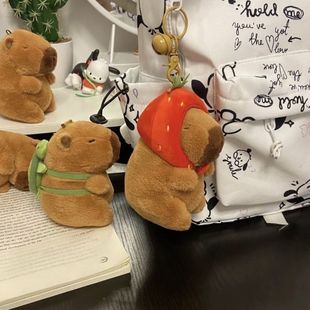 Squeaky Cute Cappibala Plush Doll Pendant Cute Capybara Clown Cute Toy Doll Doll