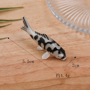 5.5cm simulation koi model goldfish keychain ornamental fish aquarium decoration supplies running water scene ornaments