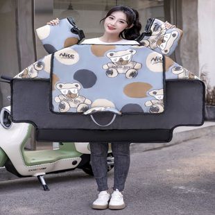 Wholesale New Electric Car windproof quilt fleece-lined thickened battery car cold-proof warm snow-proof riding outdoor windproof cover