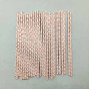 100 Pink Paper Straw Disposable Degradable Color Party Straw Dessert Table Cocktail Decorative Straw