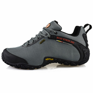 Lesfeith New Outdoor Sports Mountaineering Shoes Waterproof Mesh Tracing Shoes Men's Quick-drying Breathable Non-slip