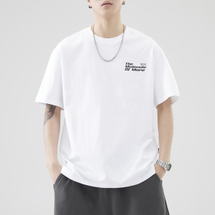 Anyang American-style Heavy Cotton Short-sleeved T-shirt Men's 2025 Summer New Loose Casual Fashion Brand Upper Clothes Half-sleeved