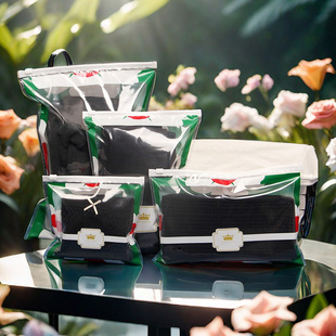 PE packaging bag underwear leggings zipper bag socks towel clothes vest T-shirt transparent warm shirt bag