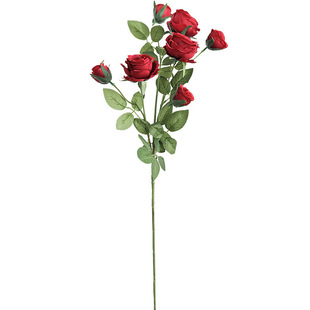 Моделирование розы 7 вилок Happy Rose 7 головок с несколькими головками искусственный цветок Шелковый цветок украшение дома гостиная свадебный реквизит Камелия