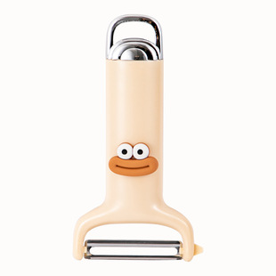 Cream Stainless Steel Fruit Peeler Scraper Household Kitchen Multifunctional Potato Apple Peel and Peel Artifact