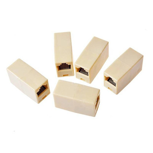 RJ45 Network Cable Connector Butt Connector Network Straight-through Head Crystal Connector RJ45 Network Cable Connector 8P AdaPter