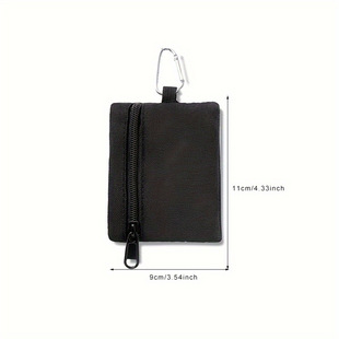 New Canvas Halter Tactical Multi-functional Wallet Small Items Cosmetics Bag Portable Headphone Bag Coin Bag Document Bag