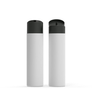 iPACK impression packaging 250ml clamshell lotion bottle ins simple qiqiu cap shampoo bottle HDPE plastic bottle