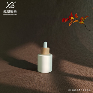 Фабрика спот 10 ml50 ml120 ml пресс бутылка для эмульсии с деревянной наружной крышкой сыворотка для капельницы бутылка для масла оптом