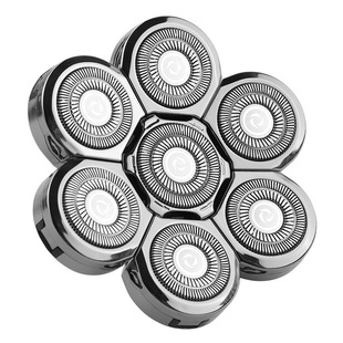 Cross-border electric shaver rotary washing shaving multi-head accessories floating IPX-grade bald razor
