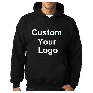 New loose blank hoodie foreign trade direct supply solid color spring and autumn tide brand sweater Hoodie pattern can be added LOGO