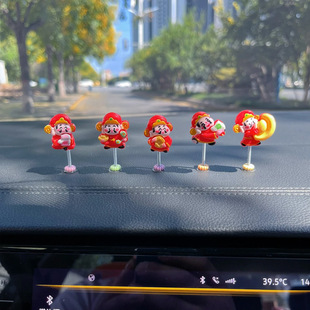 Lucky cat car shake head creative ornaments central control instrument panel decoration cute cartoon 2023 new cross-border wholesale