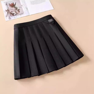 Super Popular Pleated Skirt Short Skirt for Girls 2025 Spring and Summer New High-Waisted Preppy Style Skirt Slimming Look A-Line Skirt 8