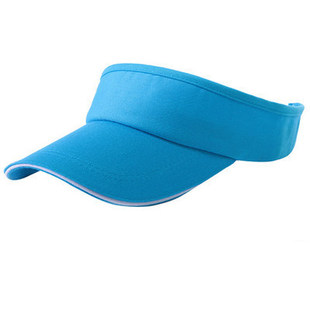 Roomless advertising hat summer printed logo sports sunscreen hat sun hat sunshade solid color empty top hat roofless Sports