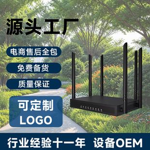 Multi-antenna wireless router card 4G black mobile router power-on single-frequency router
