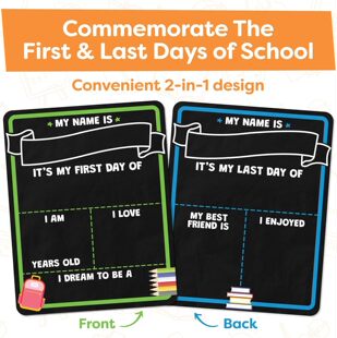 Cross-border new small blackboard double-sided message board Sproutbrite classroom poster indoor and outdoor decoration school season